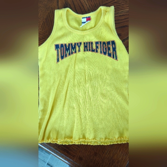 Tommy Hilfiger Other - Vintage Tommy Hilfiger Kids Yellow Tank Top